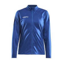 Craft Sport Training Jacket Squad - without side pockets, comfortable and functional - cobalt blue Women